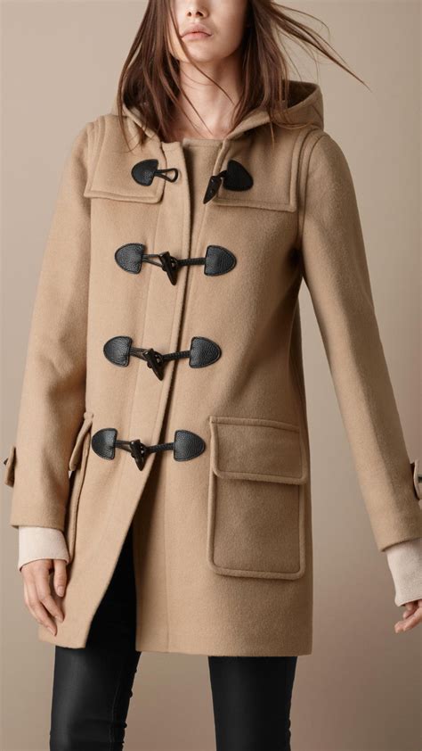 burberry teal duffle coat|Burberry duffle coat for women.